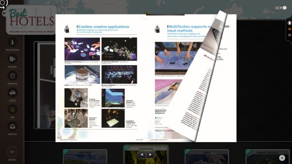 Lecture PDF Pageflip catalogue interactif