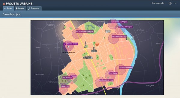 evolumap : administration carte