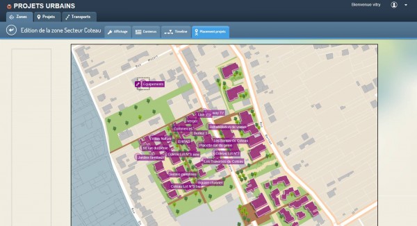 evolumap : administration mini carte